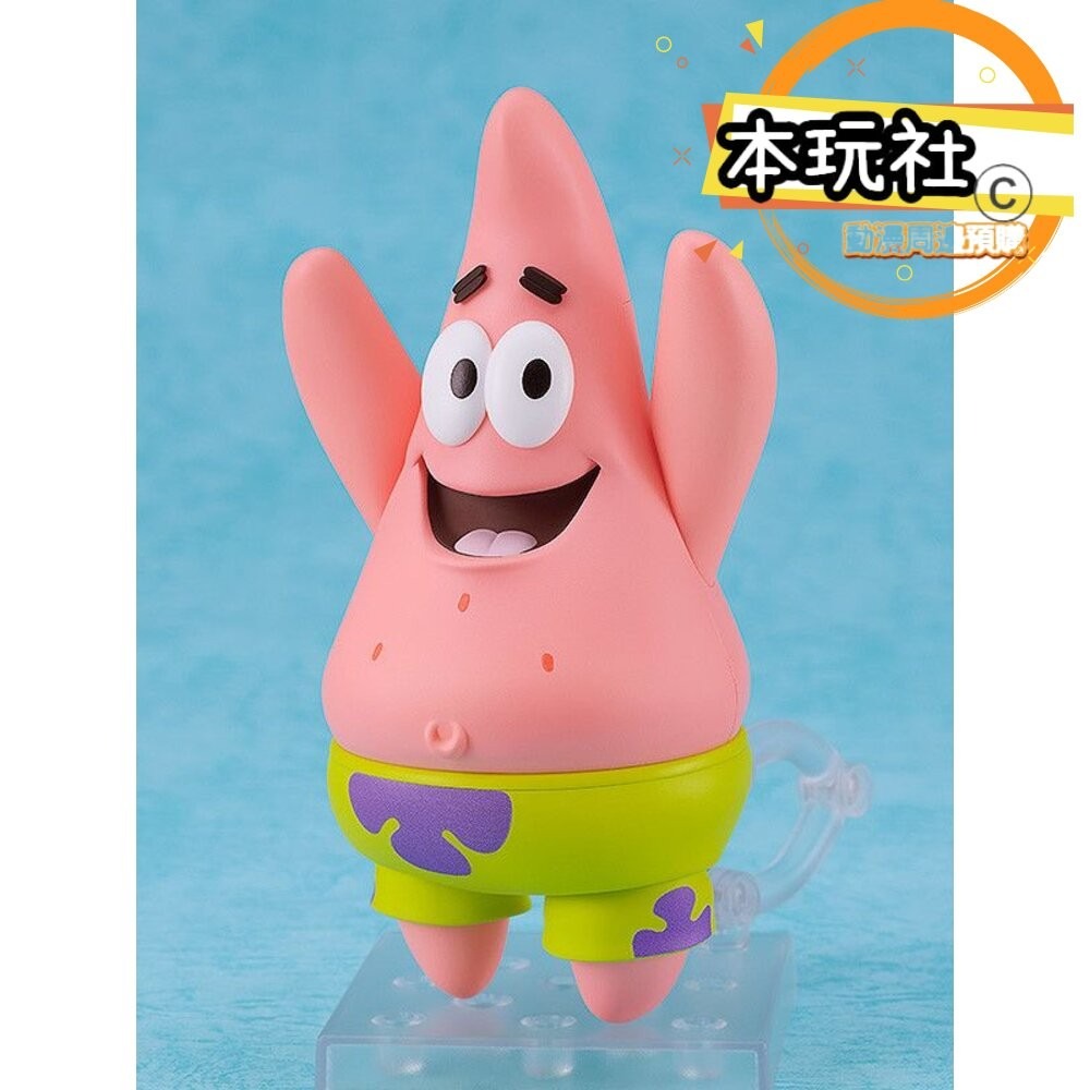本玩社 現貨 日版 黏土人 派大星 全新 正版 GSC 2320 可動 Q版 海綿寶寶 公仔-細節圖4