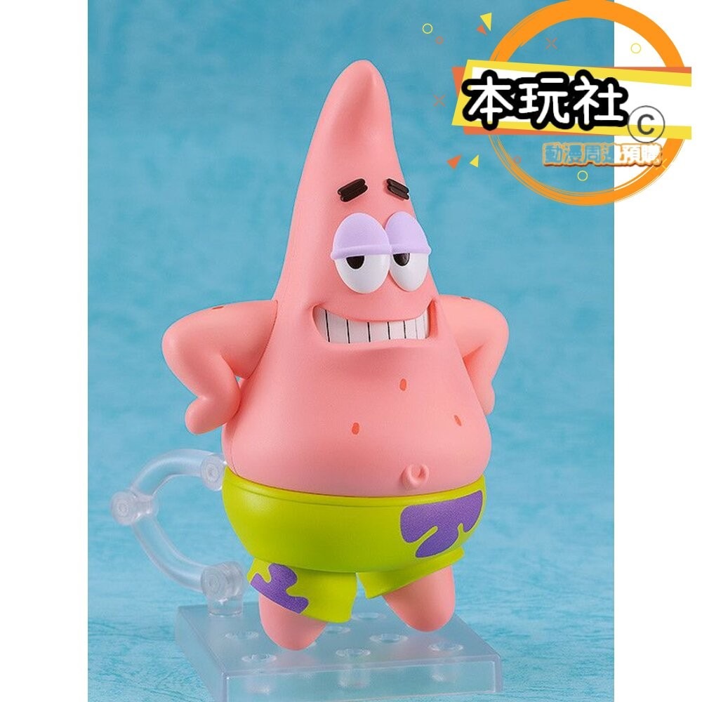 本玩社 現貨 日版 黏土人 派大星 全新 正版 GSC 2320 可動 Q版 海綿寶寶 公仔-細節圖5