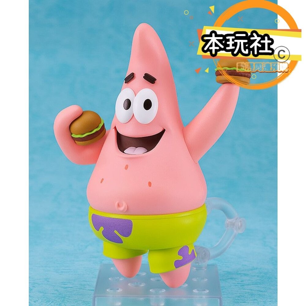 本玩社 現貨 日版 黏土人 派大星 全新 正版 GSC 2320 可動 Q版 海綿寶寶 公仔-細節圖6