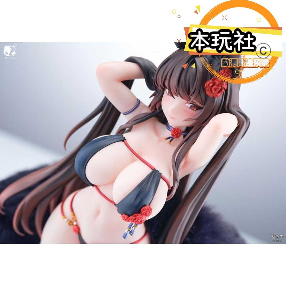 本玩社 預購 12月 免訂金 1/6 玫瑰狐娘 Bara 毛絨尾追視眼 正版 BearPanda PVC 公仔-細節圖6