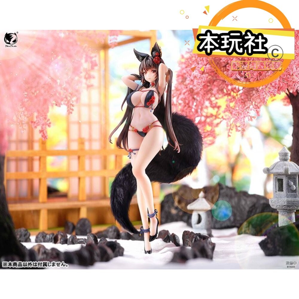 本玩社 預購 12月 免訂金 1/6 玫瑰狐娘 Bara 毛絨尾追視眼 正版 BearPanda PVC 公仔-細節圖9
