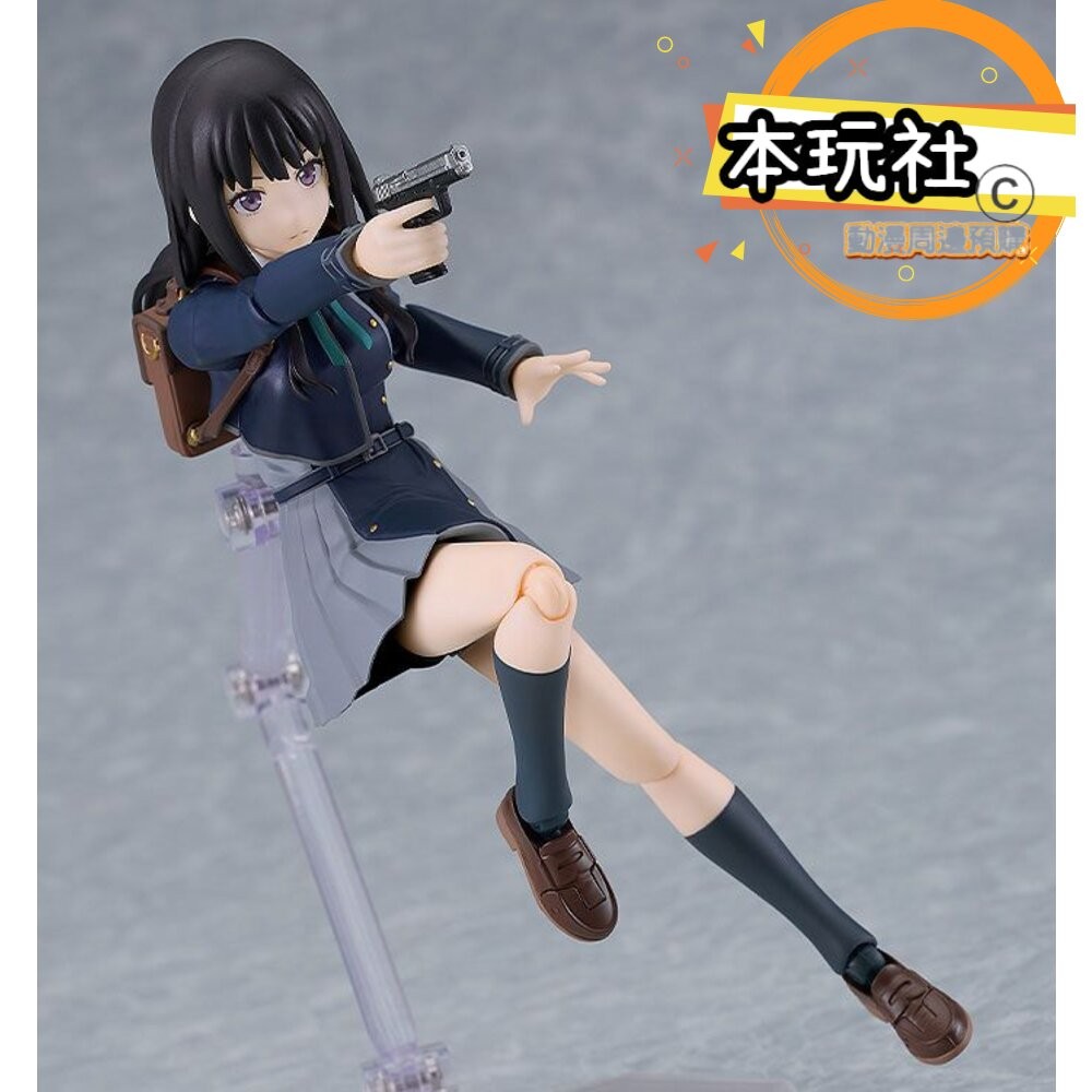 本玩社 現貨 Figma 井之上瀧奈 莉可麗絲 全新 正版 GSC 615 可動 錦木千束 公仔-細節圖7