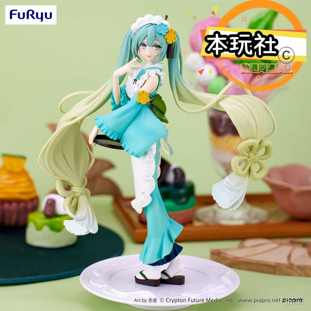 本玩社 現貨 景品 初音未來 抹茶聖代薄荷 全新 正版 FURYU Exc∞d Creative 公仔-細節圖3