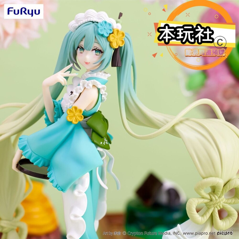 本玩社 現貨 景品 初音未來 抹茶聖代薄荷 全新 正版 FURYU Exc∞d Creative 公仔-細節圖4