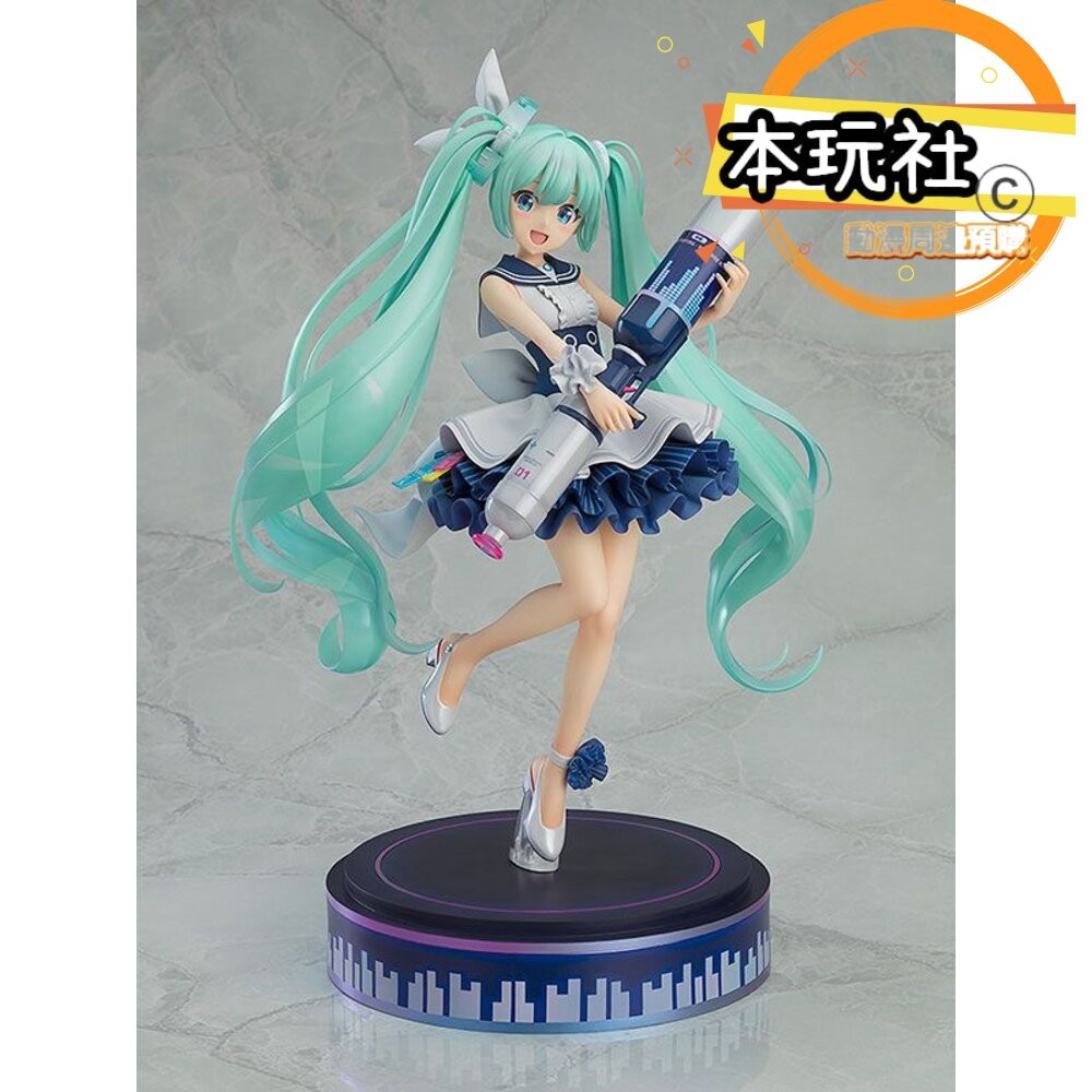 本玩社 現貨 1/7 初音未來 蔚藍檔案 正版 MAX FACTORY GSC PVC 初音 MIKU 公仔-細節圖3