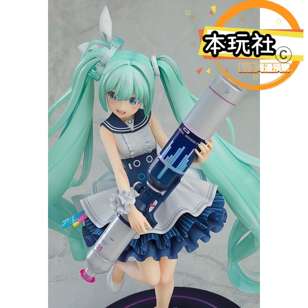 本玩社 現貨 1/7 初音未來 蔚藍檔案 正版 MAX FACTORY GSC PVC 初音 MIKU 公仔-細節圖5