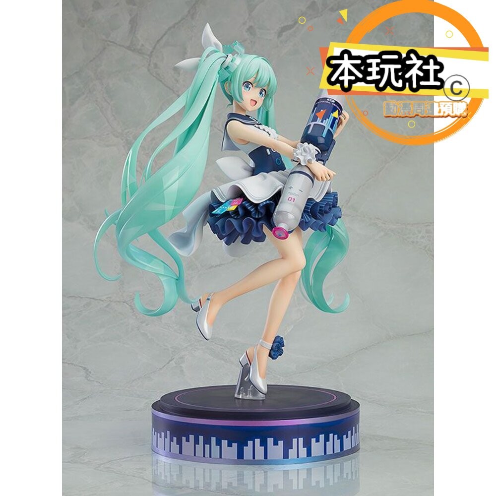 本玩社 現貨 1/7 初音未來 蔚藍檔案 正版 MAX FACTORY GSC PVC 初音 MIKU 公仔-細節圖6