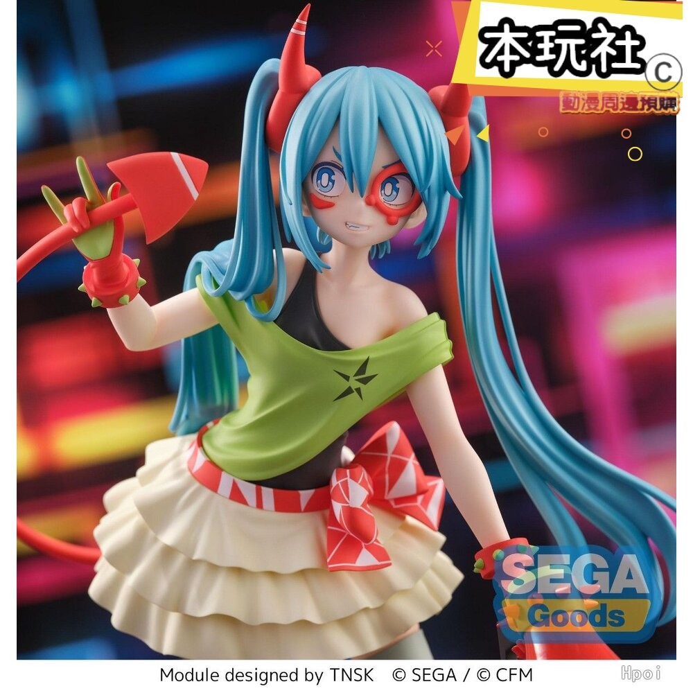 本玩社 現貨 景品 初音未來 全新 正版 SEGA FIGURIZM DE:MONSTAR 公仔-細節圖3