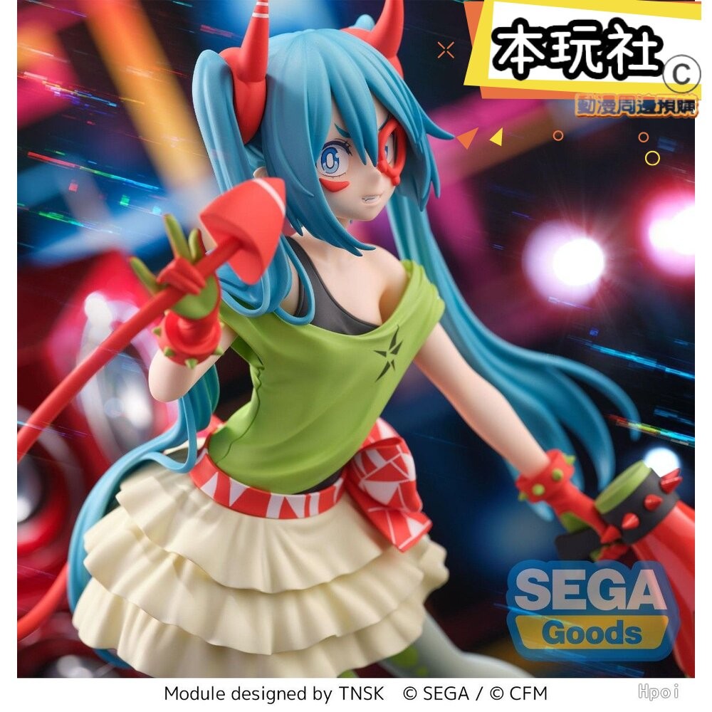 本玩社 現貨 景品 初音未來 全新 正版 SEGA FIGURIZM DE:MONSTAR 公仔-細節圖4