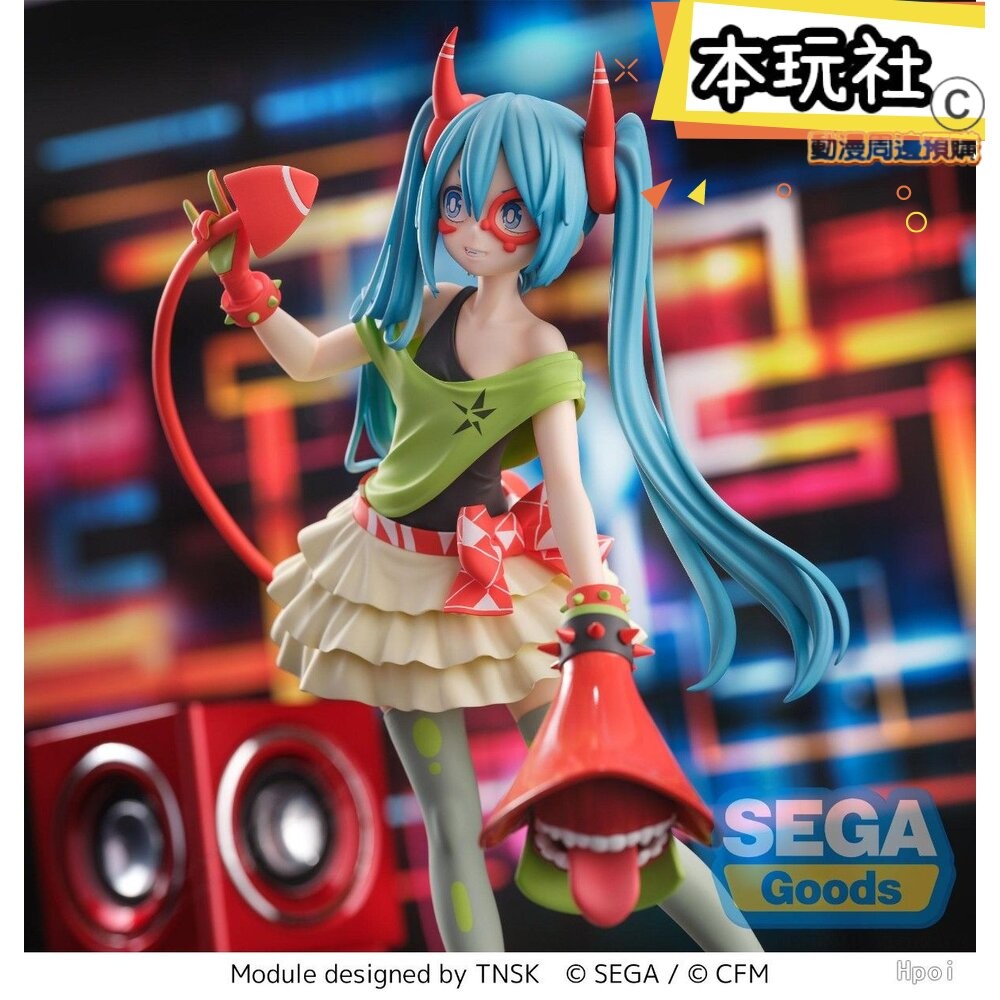 本玩社 現貨 景品 初音未來 全新 正版 SEGA FIGURIZM DE:MONSTAR 公仔-細節圖5