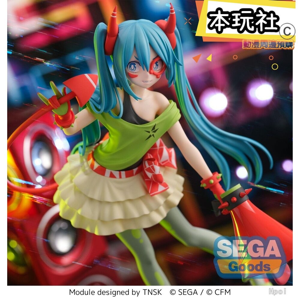 本玩社 現貨 景品 初音未來 全新 正版 SEGA FIGURIZM DE:MONSTAR 公仔-細節圖6