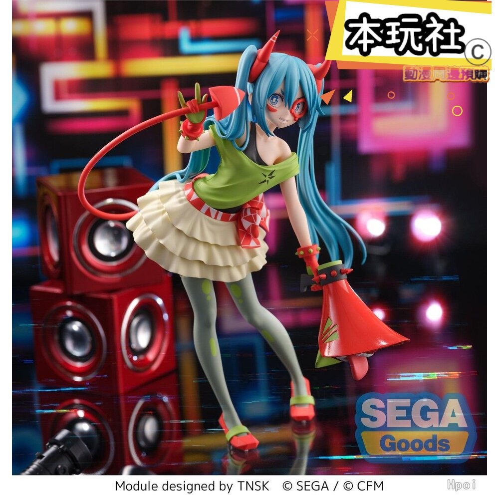 本玩社 現貨 景品 初音未來 全新 正版 SEGA FIGURIZM DE:MONSTAR 公仔-細節圖7