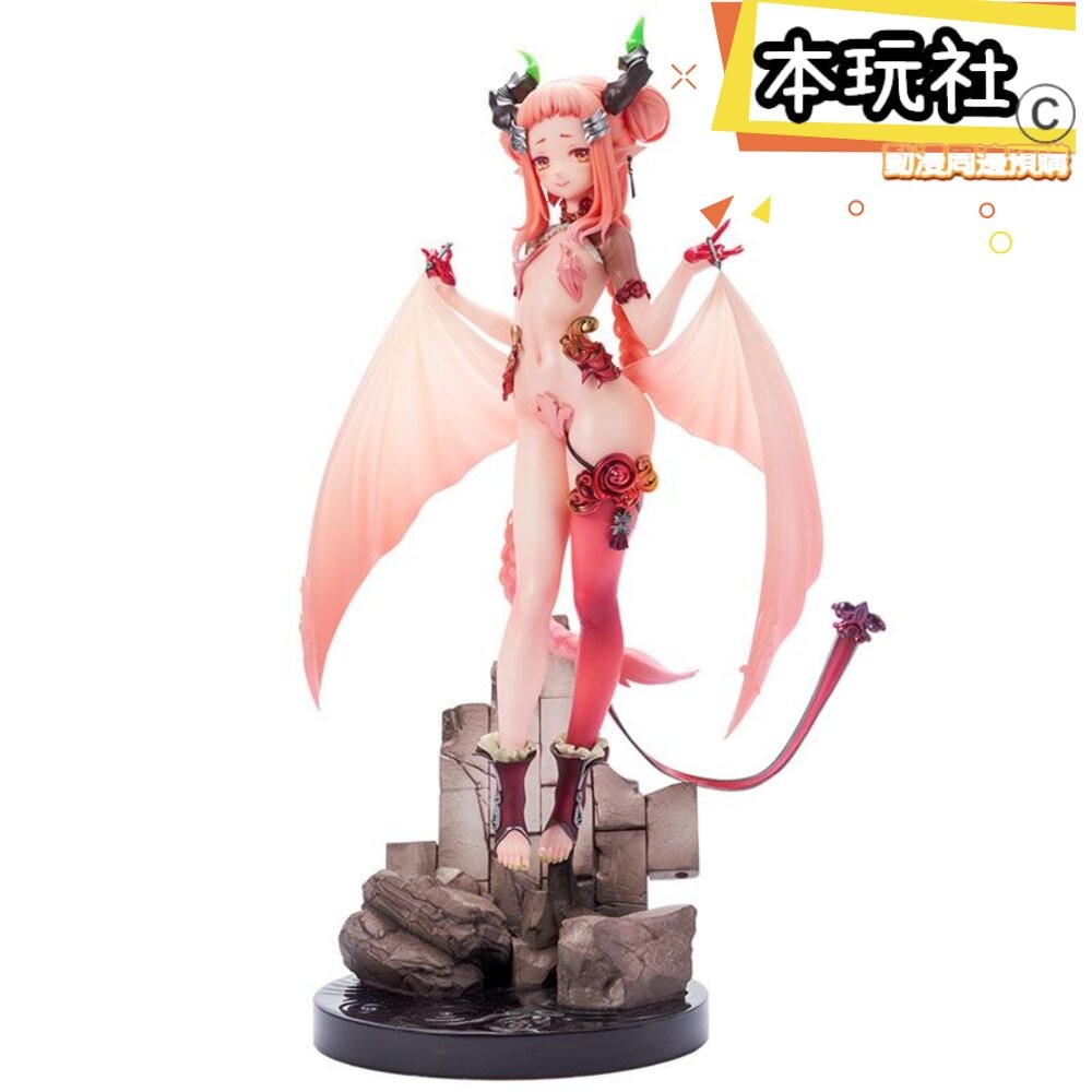 本玩社 現貨 小魅魔牙牙子 正版 大漫匠 ANIMESTER 1/7 PVC 公仔-細節圖2