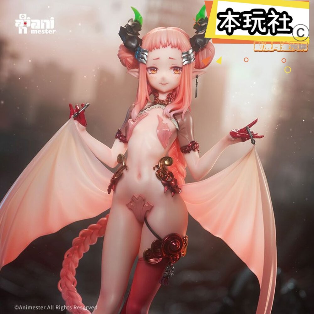 本玩社 現貨 小魅魔牙牙子 正版 大漫匠 ANIMESTER 1/7 PVC 公仔-細節圖6