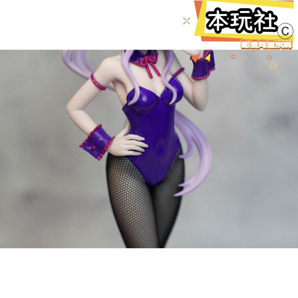 本玩社 現貨 景品 夏提雅 OVERLORD 全新 正版 FURYU BICUTE 兔女郎 公仔-細節圖7