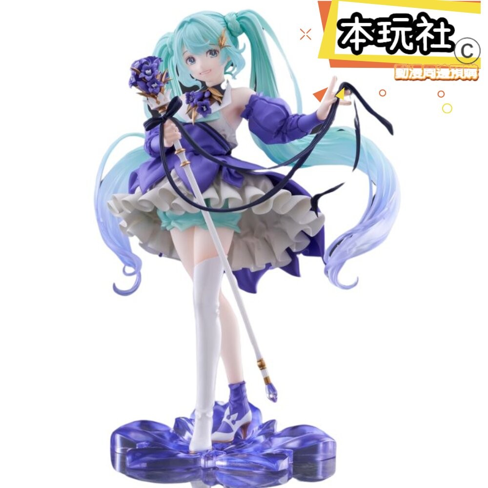 本玩社 現貨 景品 初音未來 生日 2024 全新 正版 TAITO AMP 藝術家傑作 初音 公仔-細節圖2