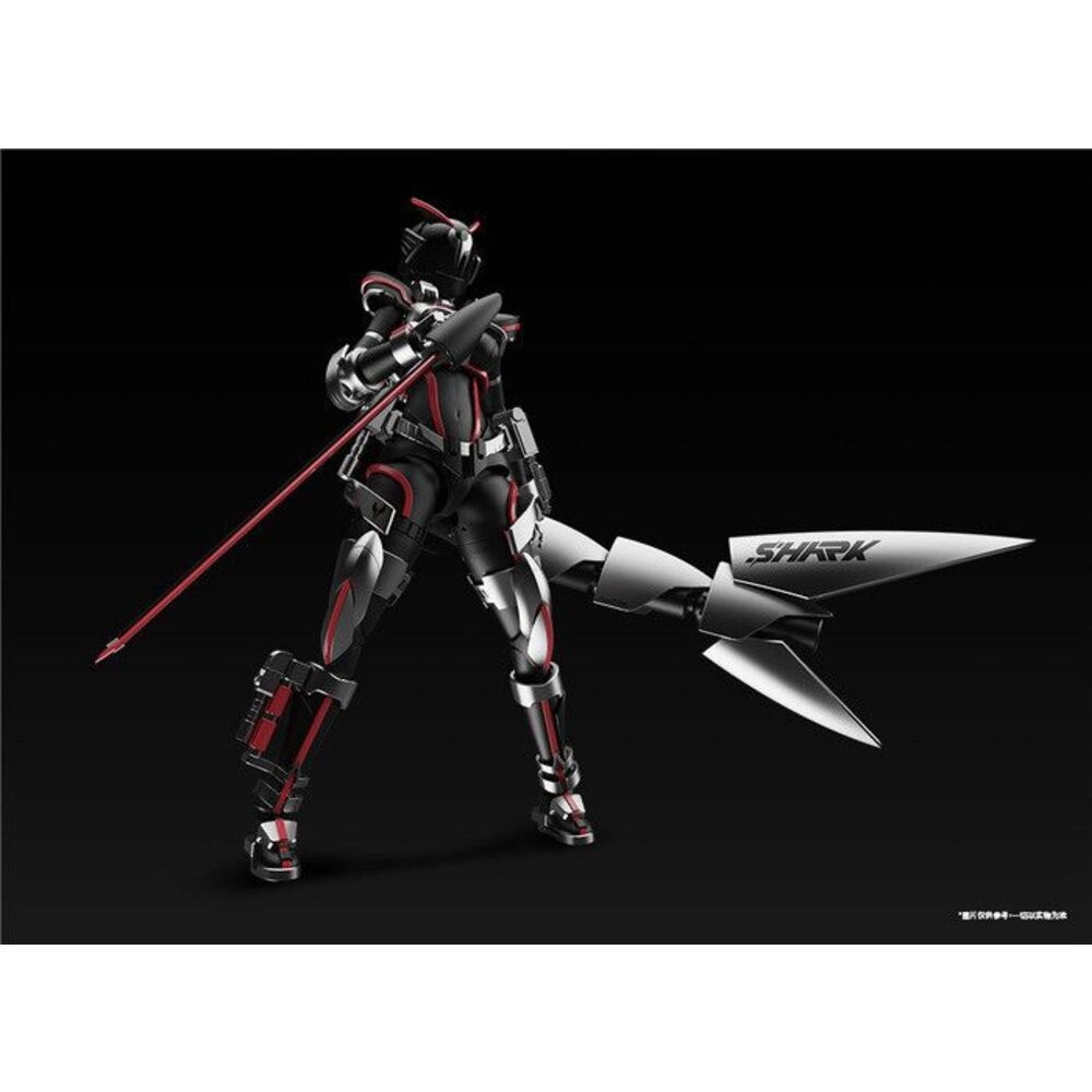 🔥預購補款專用 組裝模型 鯊魚戰騎女神 莎可 正版 宇博文創 機娘 公仔 本玩社-細節圖4
