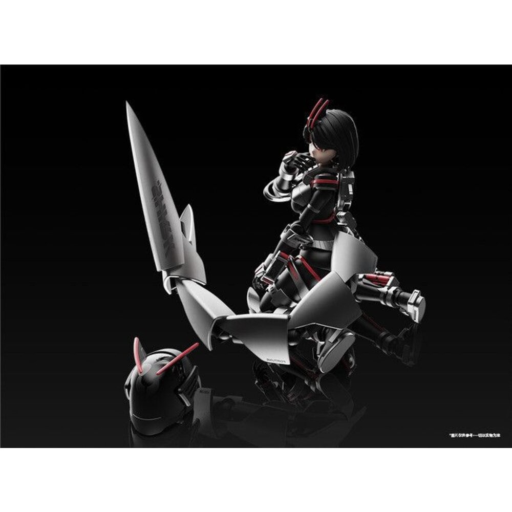 🔥預購補款專用 組裝模型 鯊魚戰騎女神 莎可 正版 宇博文創 機娘 公仔 本玩社-細節圖6