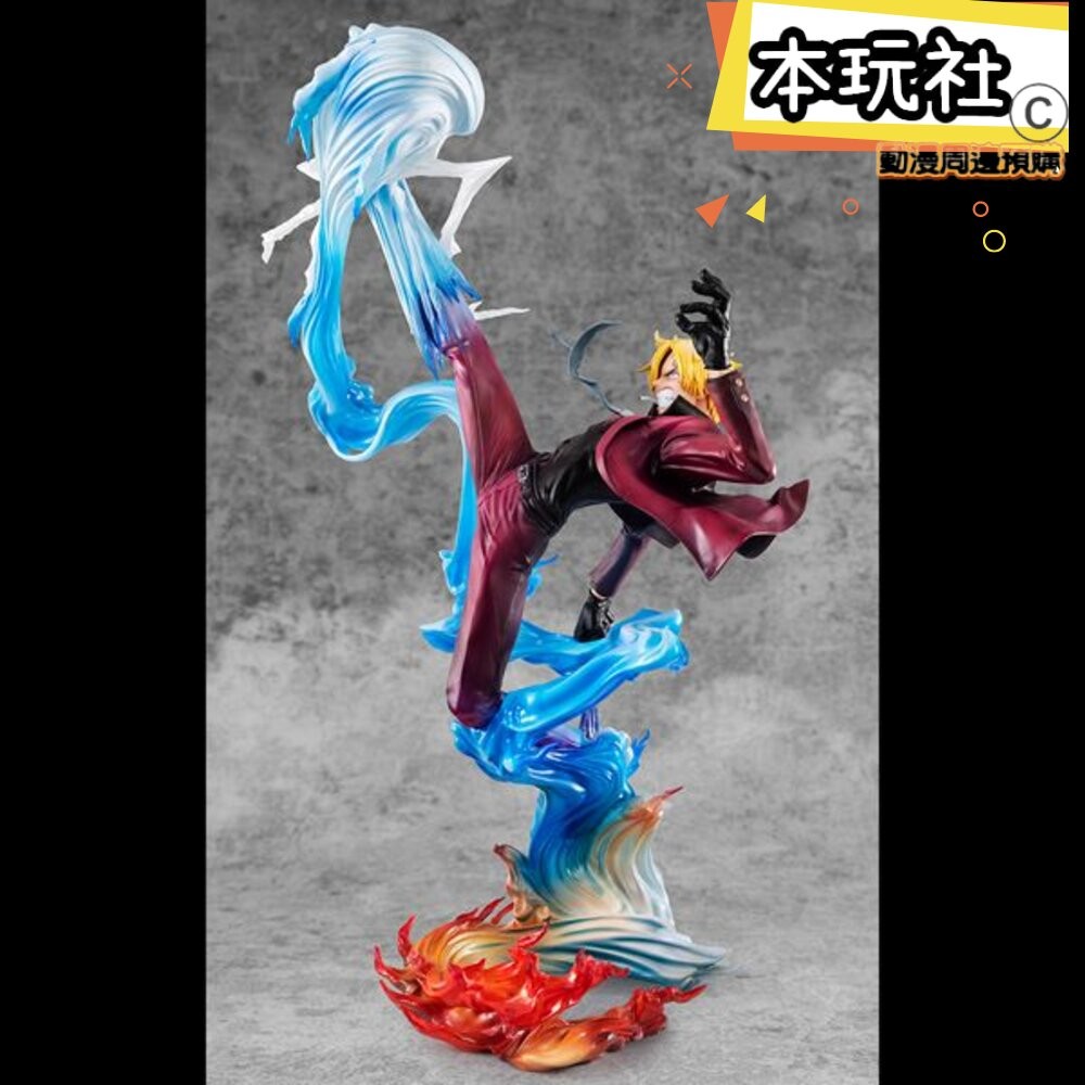 本玩社 預購 7月 P.O.P K×MAXIMUM 香吉士 航海王 正版 MEGAHOUSE PVC 公仔-細節圖3