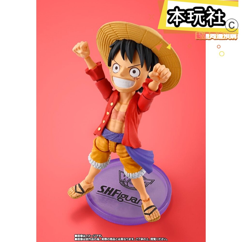 本玩社 現貨 WCF S.H.Figure 魯夫 航海王 全新 正版 BANDAI SHF 魂商店 可動 公仔-細節圖6