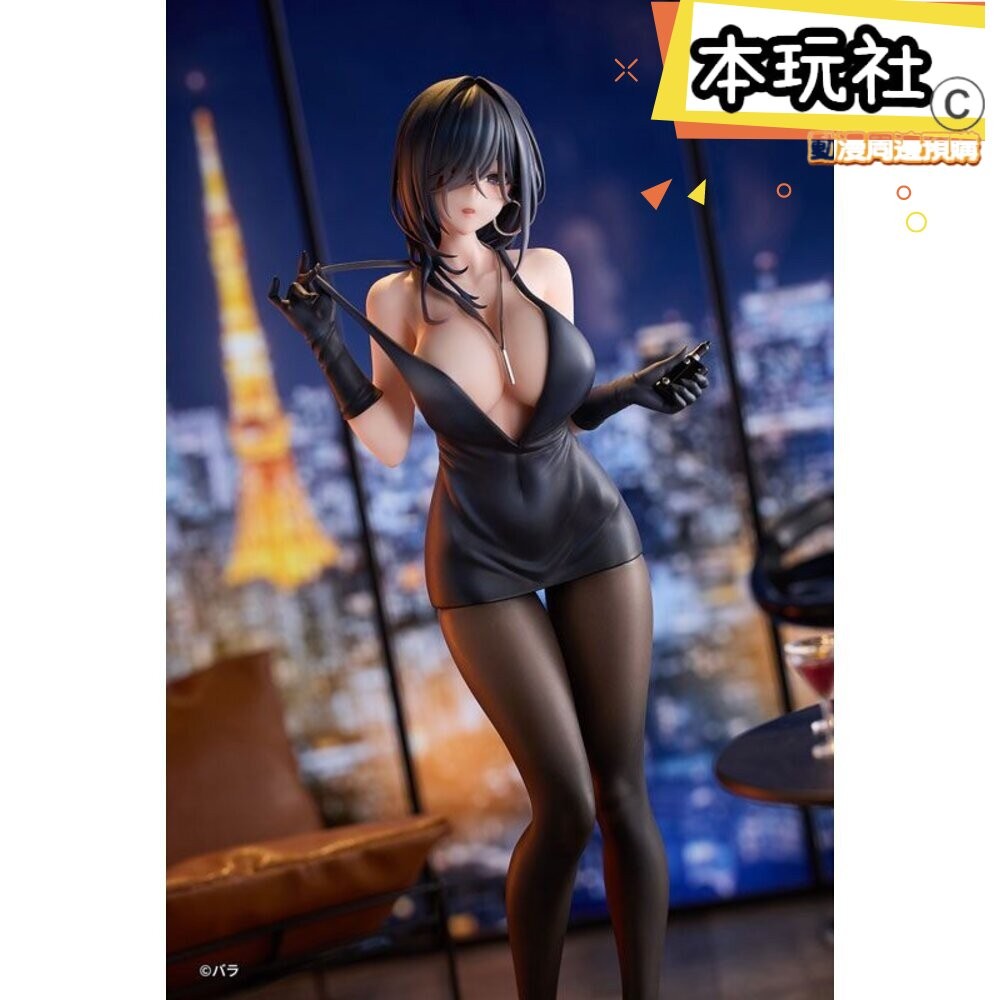 本玩社 現貨 橫山石見 黑禮服 全新 正版 HanaBee 1/6 PVC 公仔-細節圖7