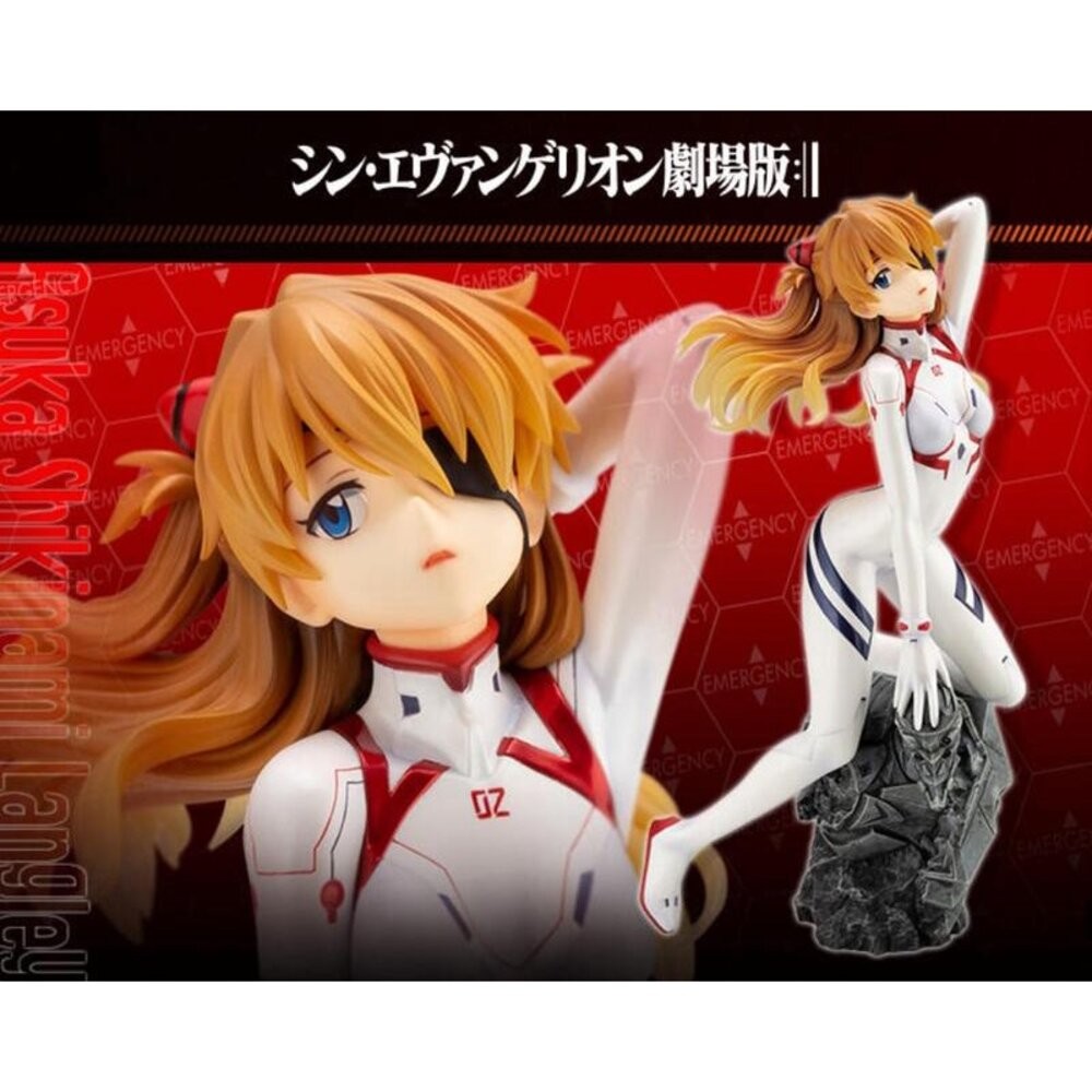 🔥特價 正版 壽屋 1/6 明日香 蘭格雷 新世紀福音戰士 EVA劇場版 白色駕駛服 PVC 公仔 本玩社-細節圖2