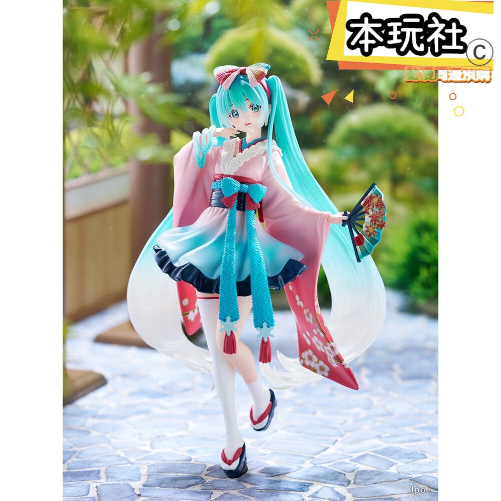 本玩社 現貨 TENITOL 初音未來 全新 正版 FURYU NEO TOKYO Series 和服 PVC 公仔-細節圖3