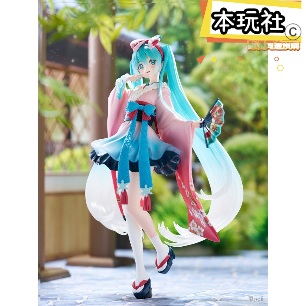 本玩社 現貨 TENITOL 初音未來 全新 正版 FURYU NEO TOKYO Series 和服 PVC 公仔-細節圖4