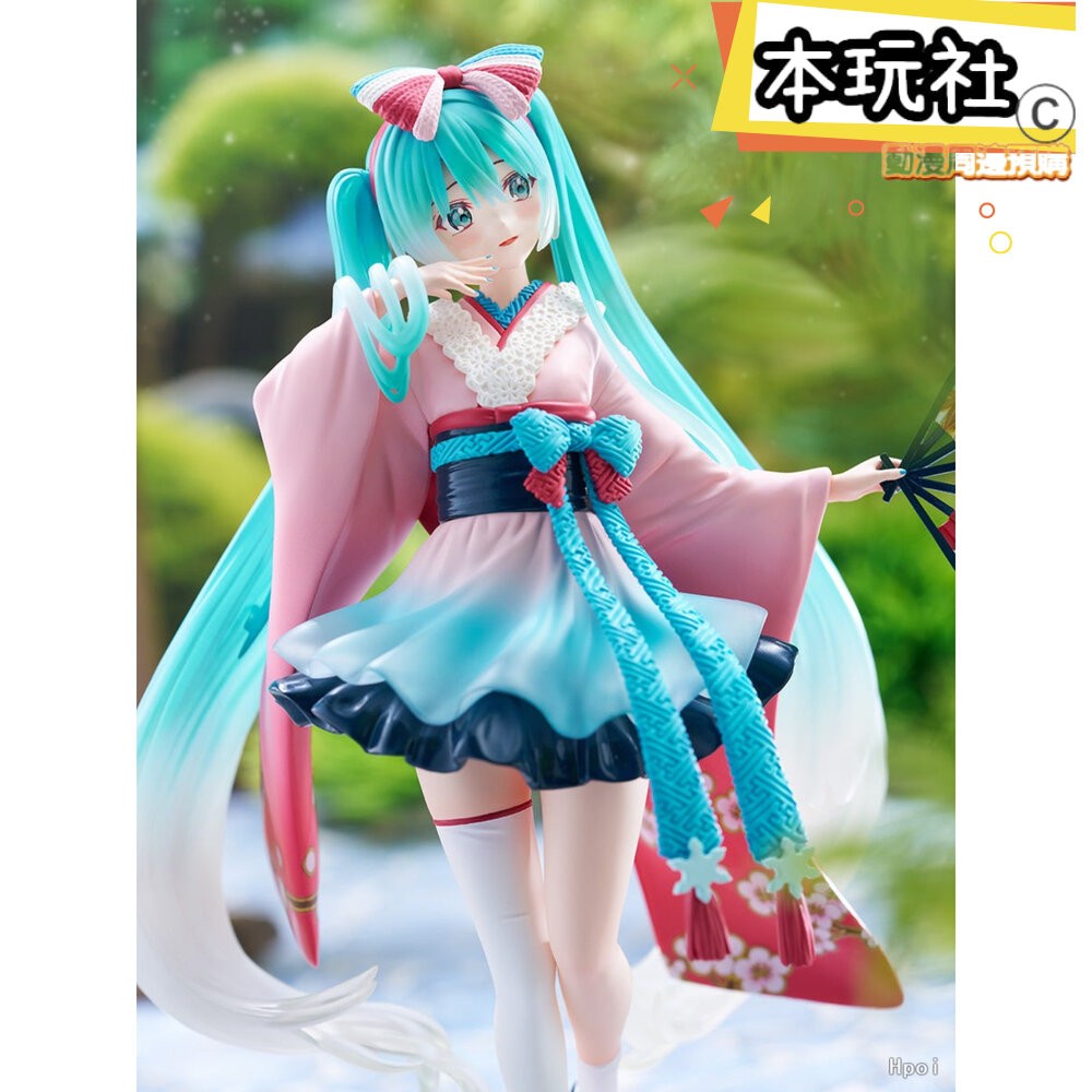 本玩社 現貨 TENITOL 初音未來 全新 正版 FURYU NEO TOKYO Series 和服 PVC 公仔-細節圖5
