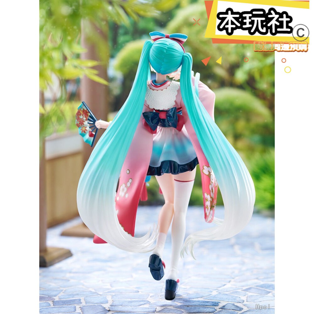 本玩社 現貨 TENITOL 初音未來 全新 正版 FURYU NEO TOKYO Series 和服 PVC 公仔-細節圖6