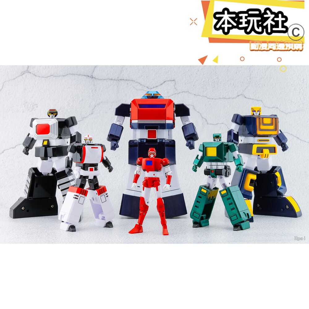 本玩社 預購 6月 六神合體 GODMARS 正版 ACTION TOYS 合金 可動 公仔-細節圖9