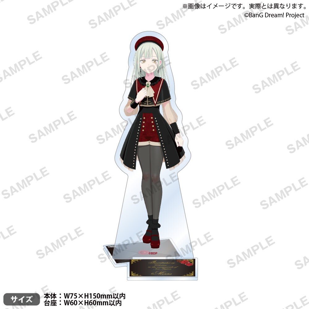 現貨 壓克力立牌 Mortis 若葉睦 Ave Mujica 正版 BUSHIROAD 公仔 本玩社-規格圖3