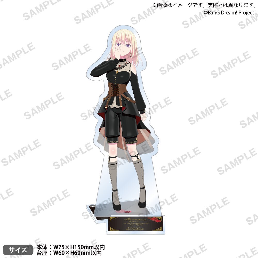 現貨 壓克力立牌 Mortis 若葉睦 Ave Mujica 正版 BUSHIROAD 公仔 本玩社-規格圖3