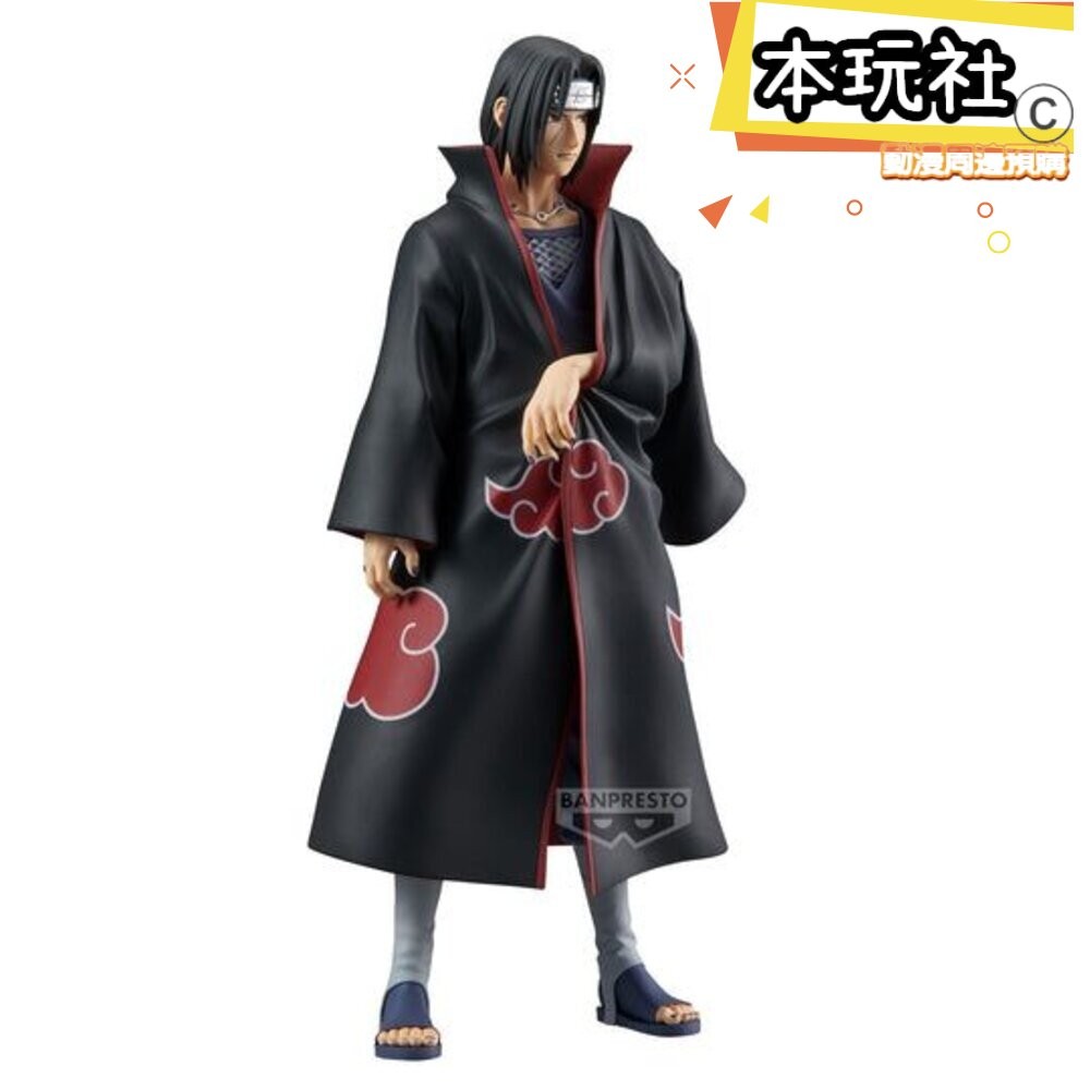 現貨 日版 宇智波鼬 火影忍者 景品 正版 BANPRESTO Grandista 疾風傳 公仔 本玩社-細節圖2