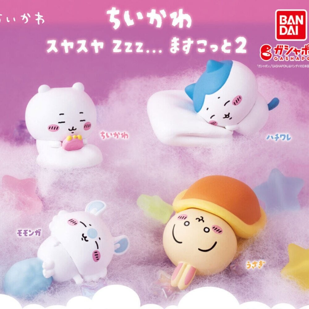 🔥現貨 扭蛋 吉伊卡哇 Zzz公仔2 全新 正版BANDAI 小巴貓 烏薩奇 小桃鼠 公仔 本玩社-規格圖7