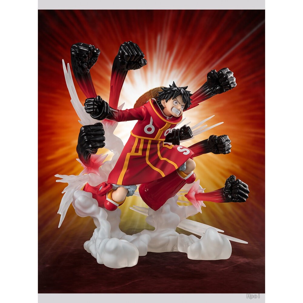 現貨 Figuarts ZERO 魯夫 伸縮自如的橡膠鷹槍亂打 航海王 全新正版 BANDAI 超激戰 海賊 公仔 本玩-細節圖3