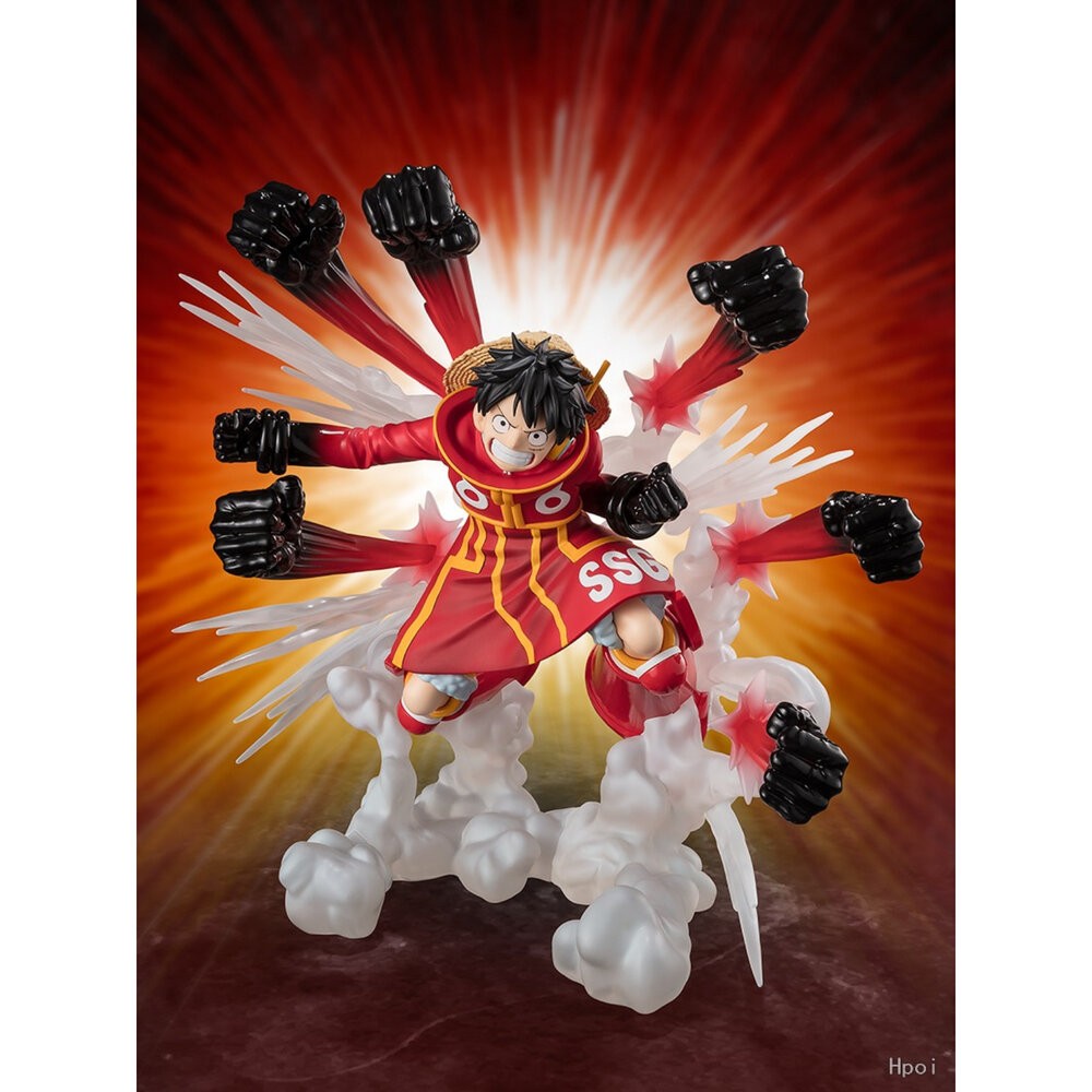 現貨 Figuarts ZERO 魯夫 伸縮自如的橡膠鷹槍亂打 航海王 全新正版 BANDAI 超激戰 海賊 公仔 本玩-細節圖4