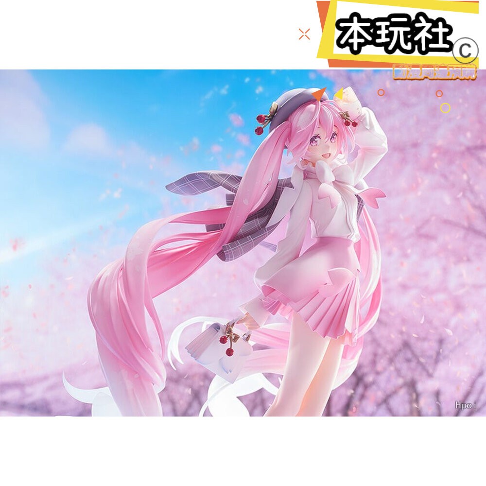 本玩社 現貨 櫻未來 賞花服裝 全新 正版 GSC 初音未來 1/6 PVC 公仔-細節圖3