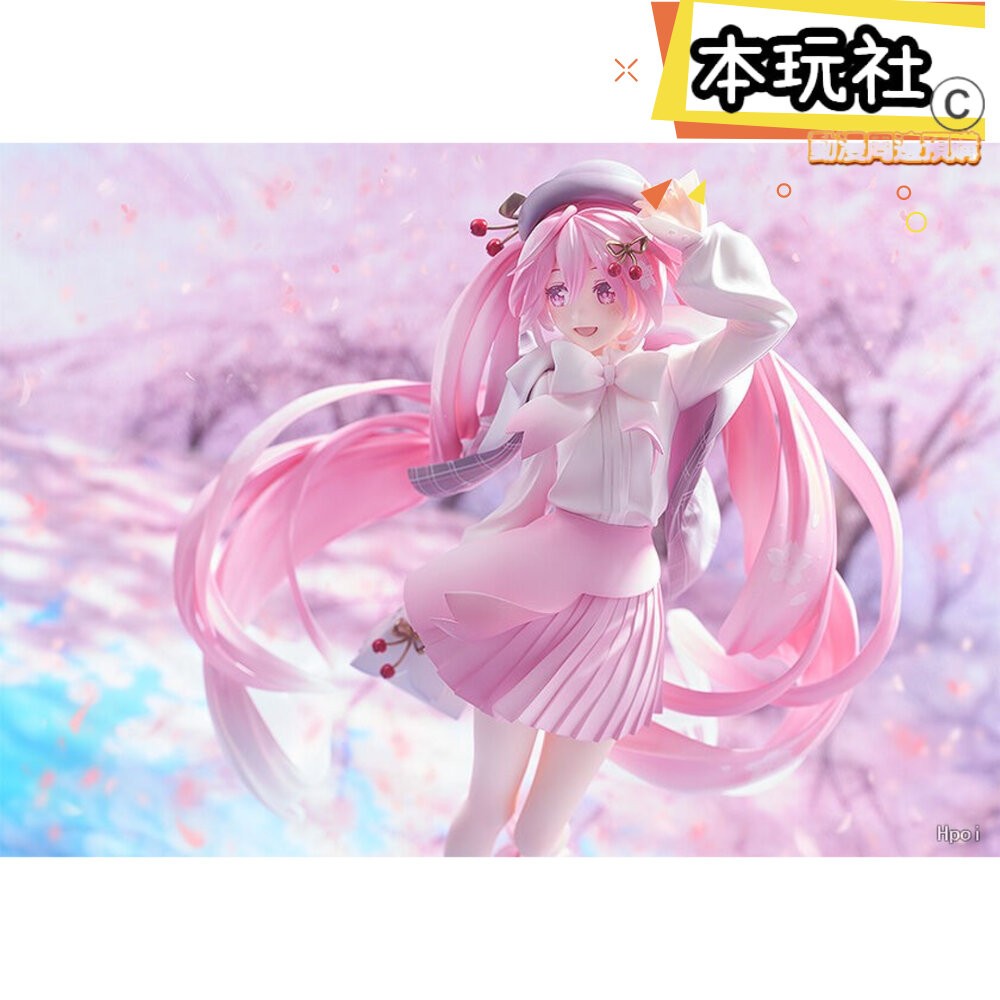 本玩社 現貨 櫻未來 賞花服裝 全新 正版 GSC 初音未來 1/6 PVC 公仔-細節圖4