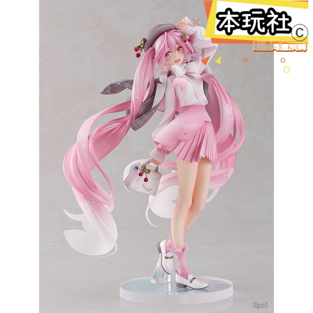 本玩社 現貨 櫻未來 賞花服裝 全新 正版 GSC 初音未來 1/6 PVC 公仔-細節圖6