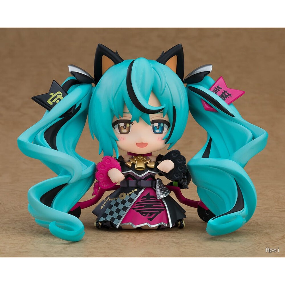 🔥現貨 黏土人 黑招財初音 初音未來 全新 正版 GSC 2759 可動 PVC 公仔 本玩社-細節圖2