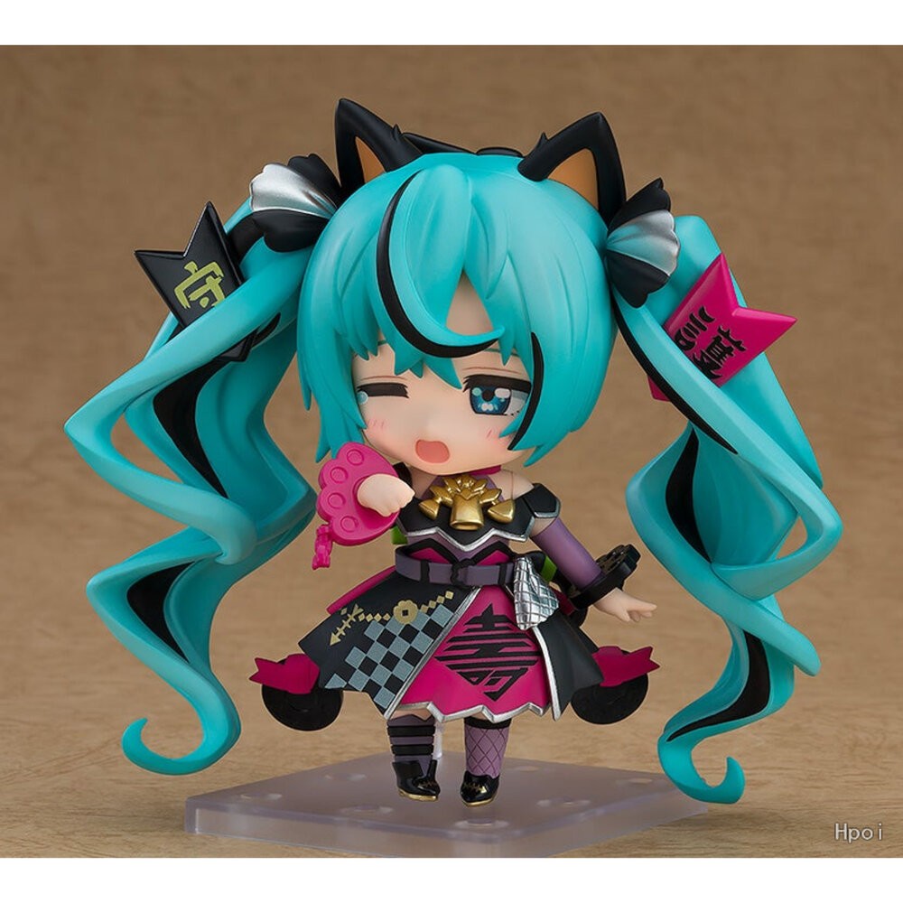 🔥現貨 黏土人 黑招財初音 初音未來 全新 正版 GSC 2759 可動 PVC 公仔 本玩社-細節圖4