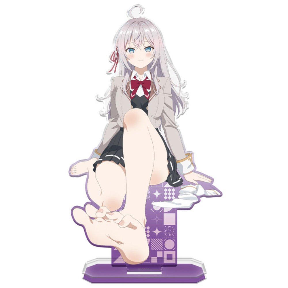 本玩社 現貨 壓克力立牌 艾莉 裸足 全新 正版 azumaker 遮羞艾莉 艾莉同學 公仔-細節圖2