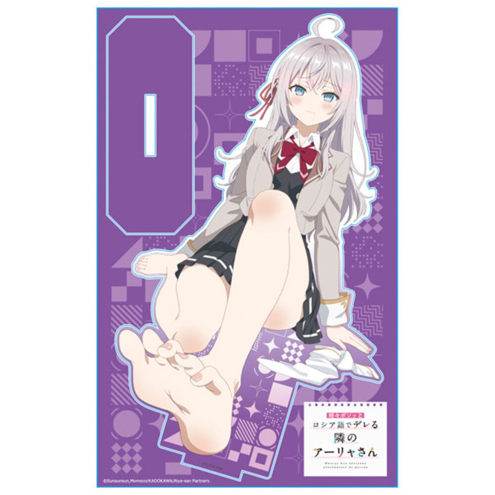 本玩社 現貨 壓克力立牌 艾莉 裸足 全新 正版 azumaker 遮羞艾莉 艾莉同學 公仔-細節圖3