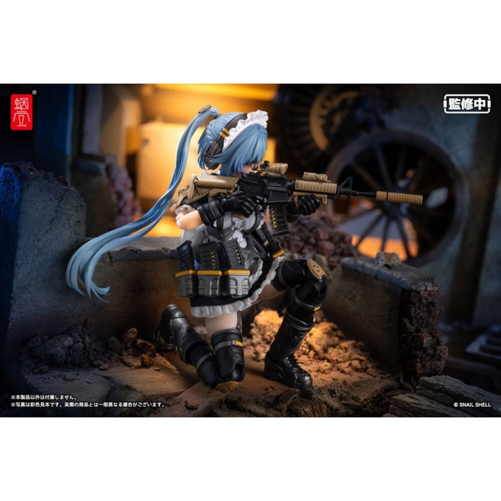 本玩社 現貨 RA-02 戰術女僕 常磐和音 全新 正版 蝸之殼 1/12 可動 公仔-細節圖6