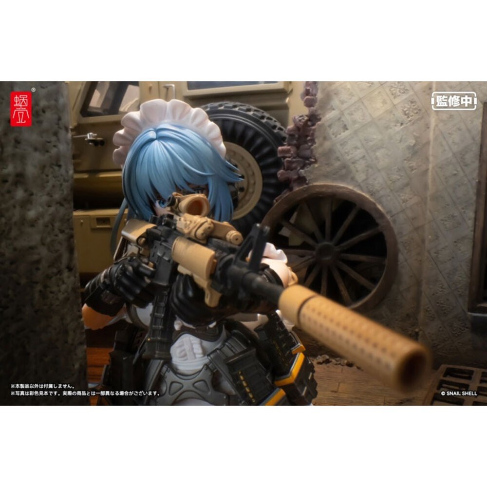 本玩社 現貨 RA-02 戰術女僕 常磐和音 全新 正版 蝸之殼 1/12 可動 公仔-細節圖8