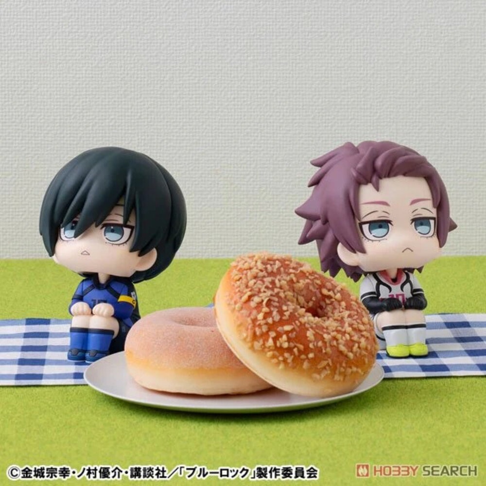 全新 現貨 LOOK UP 糸師凛＆糸師冴 套組 特典 藍色監獄 正版 MEGAHOUSE Q版 抬頭 公仔 本玩社-細節圖4