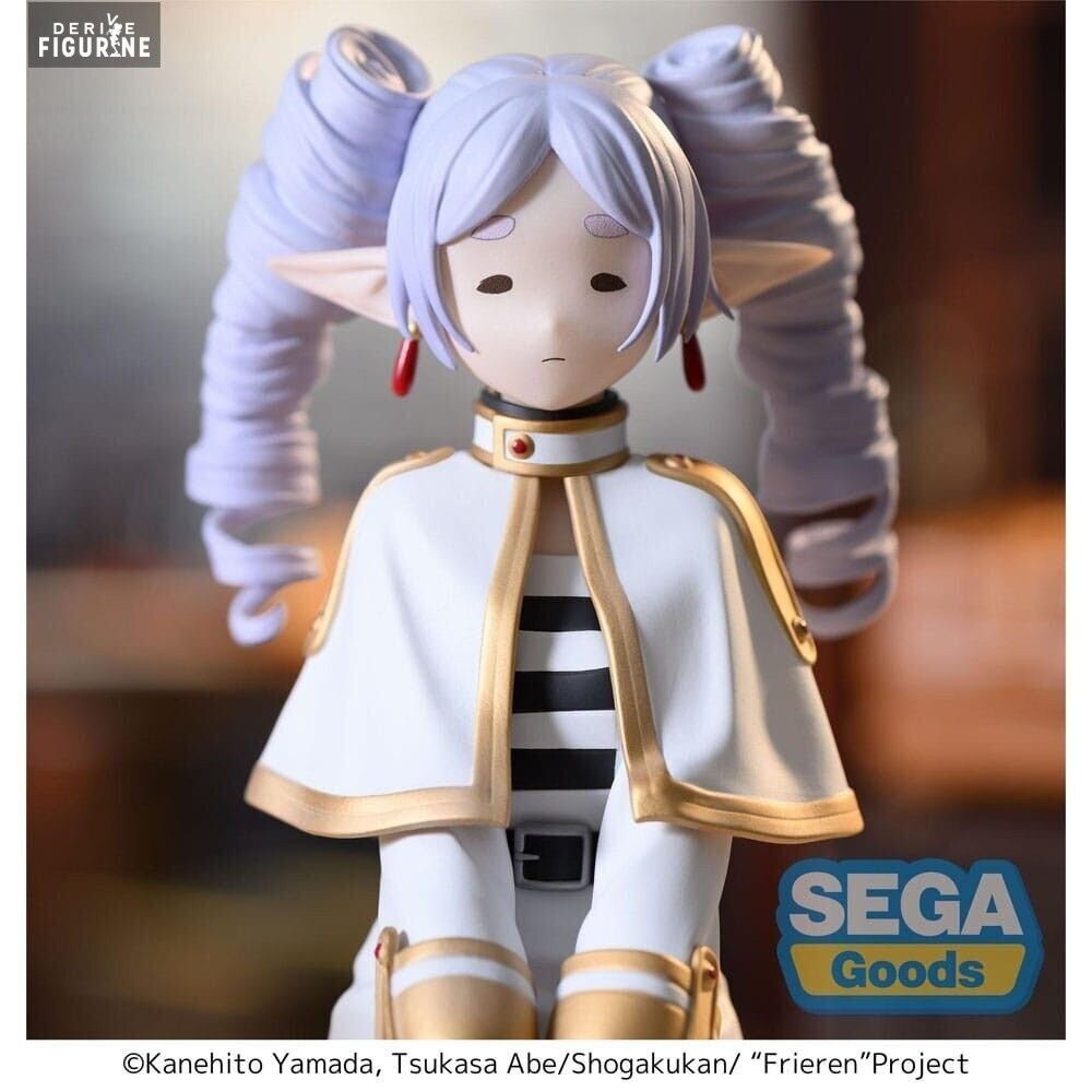 全新 現貨 芙莉蓮 葬送的芙莉蓮 景品 正版 SEGA 變成豎捲髮了 卷髮 坐姿 景品 公仔 本玩社-細節圖2