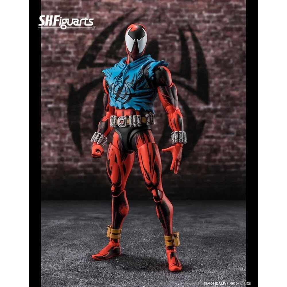 🔥現貨 S.H.F 蜘蛛人:穿越新宇宙 猩紅蜘蛛 全新 正版 BANDAI SHF PVC 公仔 本玩社-細節圖3