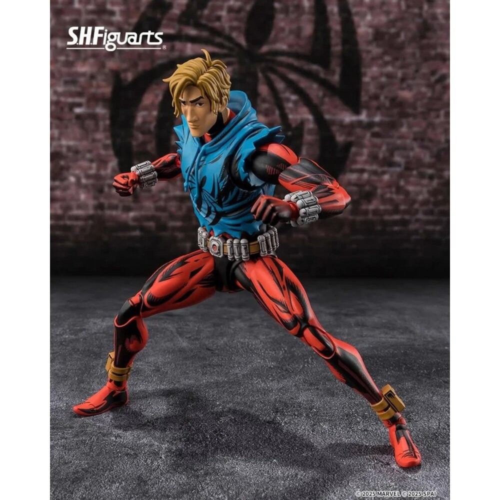 🔥現貨 S.H.F 蜘蛛人:穿越新宇宙 猩紅蜘蛛 全新 正版 BANDAI SHF PVC 公仔 本玩社-細節圖4